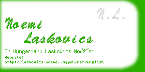 noemi laskovics business card